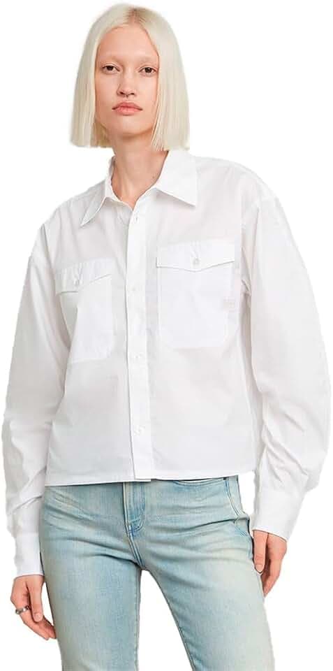 G-Star Damen Boxy Shirt Ls Wmn T-Shirt