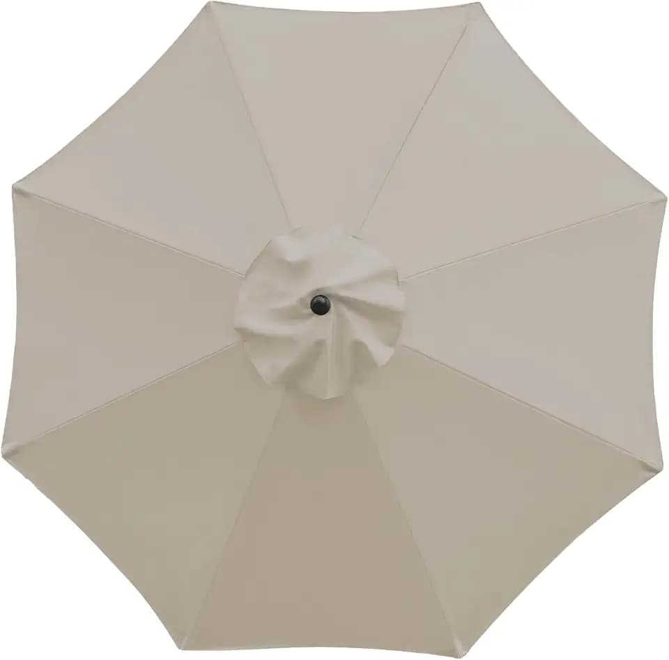 Sunnyglade 9ft Patio Umbrella Replacement Canopy Market Umbrella Top Outdoor Umbrella Canopy with 8 Ribs