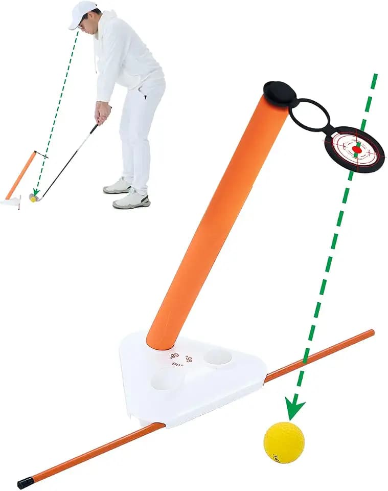 Visual Lock Golf Training Aid – Instant Head Stability & Swing Plane Trainer – Master Swing Path, Fix Swaying, and Correct Slices for Driver & Irons