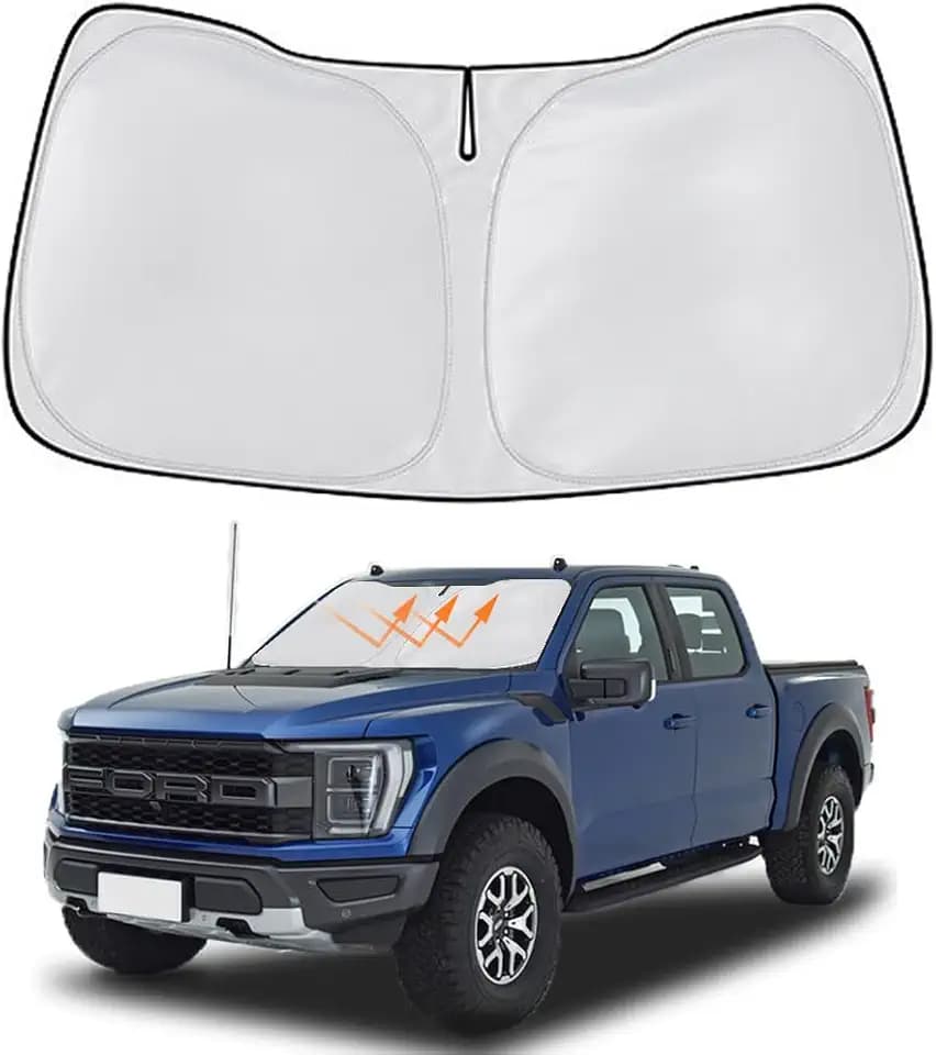 Windshield Sunshade for Ford F-150 2015-2026 Accessories Foldable Keep Cool