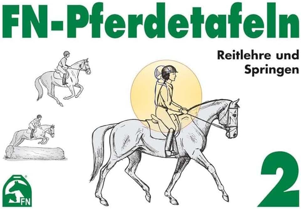 FN-Pferdetafeln Set 2: Reitlehre und Springen