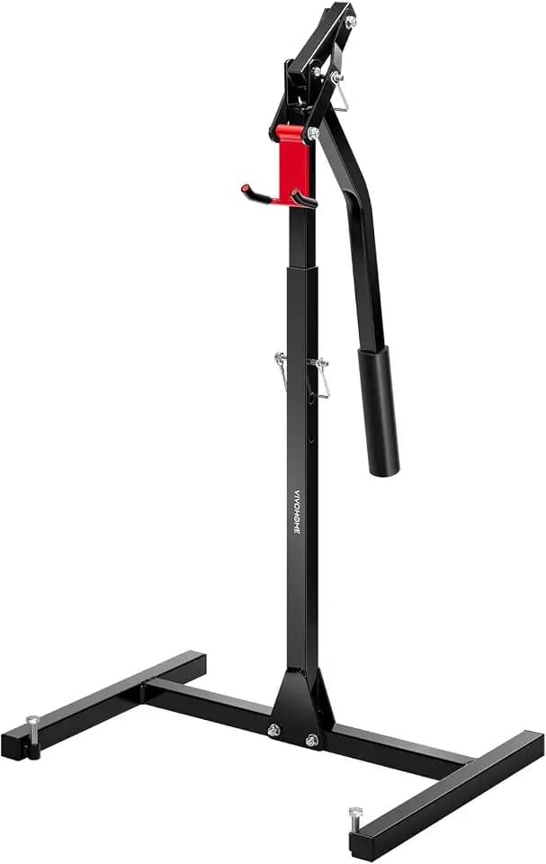 VIVOHOME Snowmobile Lever Lift Stand, Adjustable Height 15.2" to 33.9", 600 Lbs Capacity