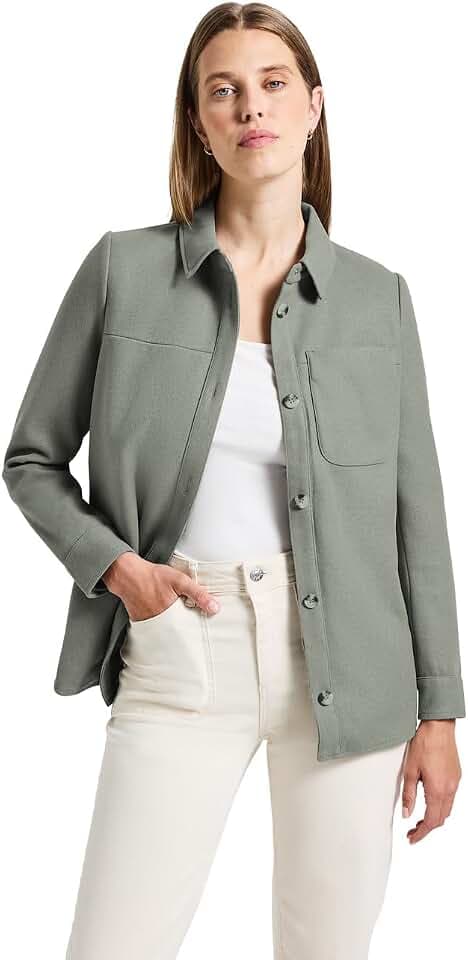 Street One Damen Overshirt In Wolloptik