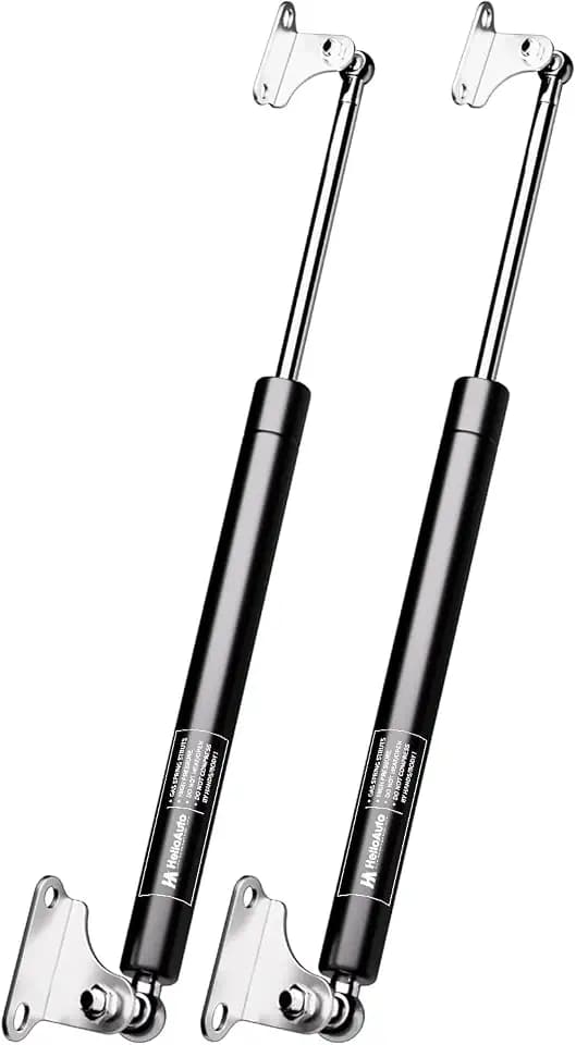 HelloAuto 25 inch 150lb Gas Struts for Rv Bed with Mount Brackets (2 Pack)