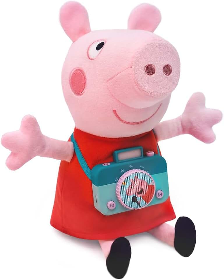 PlayShifu Peppa Pig Toy | Gift a Magical Storytelling Experience! | an Interactive Plush that Sings, Tells Stories & Plays Rhymes | Adorable for Boys & Girls Ages 3–6
