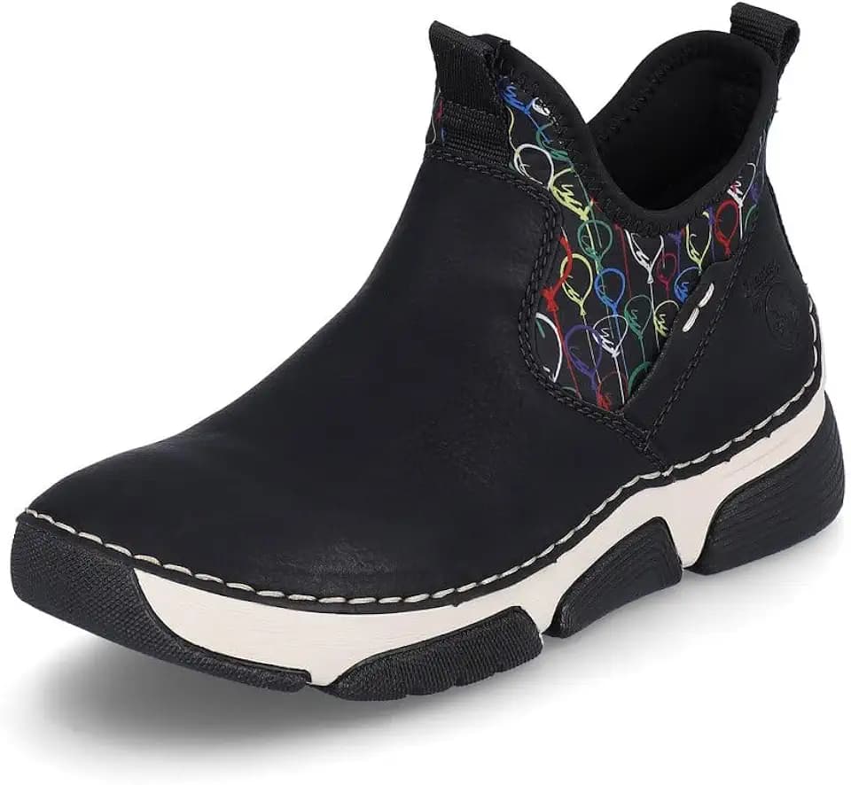 Rieker Damen Slip-On Sneaker 45957, Frauen Halbschuhe