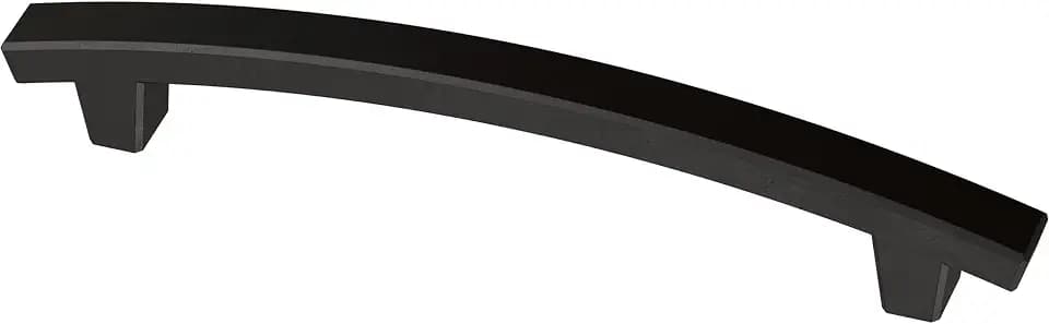 Franklin Brass (5-Pack) – Matte Black Cabinet Handles, 5-1/16 Inch Hole Center, Pulls for Drawers, Kitchen Cabinet Door, Dressers | Pierce