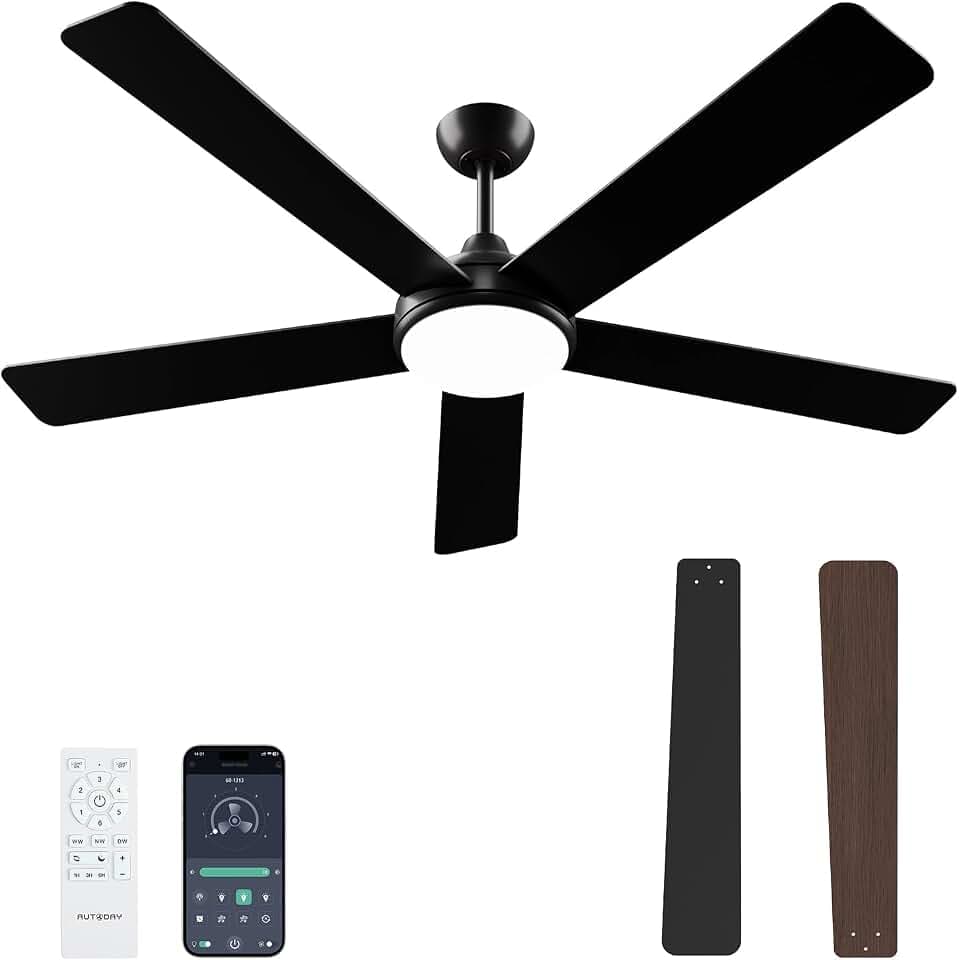 60 Inch Ceiling Fans with Lights and Remote/App Control