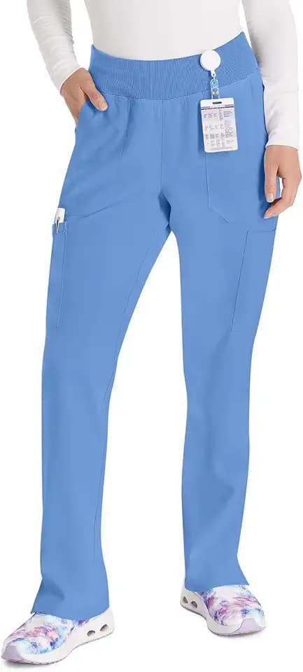 Dickies EDS Essentials Scrubs for Women Tapered Leg Pull-On Scrub Pant