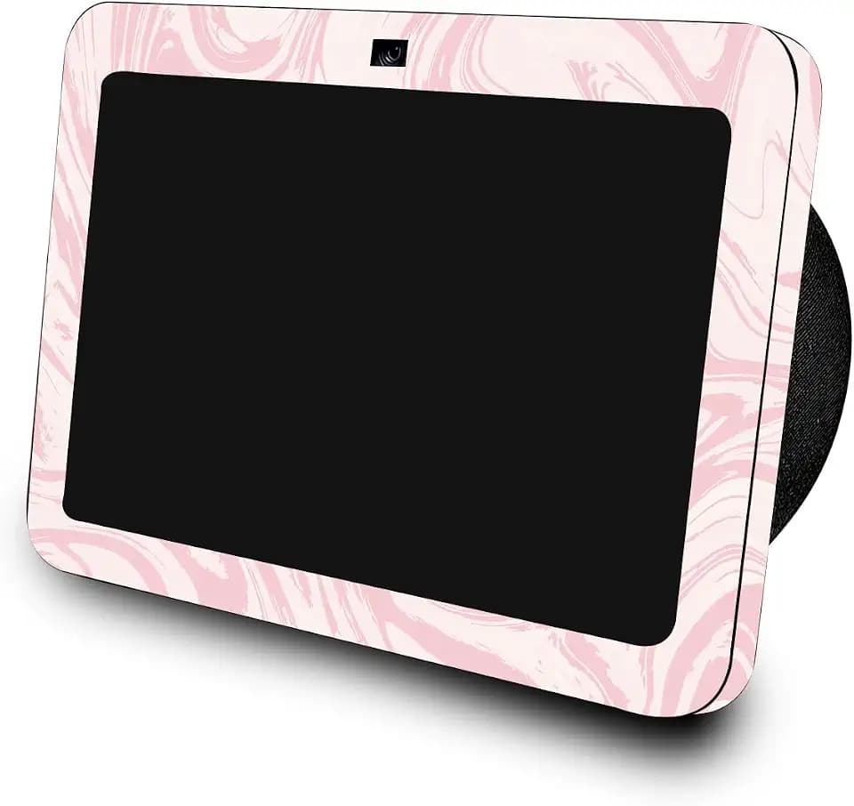 Skin Compatible with Amazon Echo Show 8 (3rd Gen, 2023) - Silky Pink - Premium 3M Vinyl Protective Wrap Decal Cover - Easy to Apply | Crafted in The USA by MightySkins