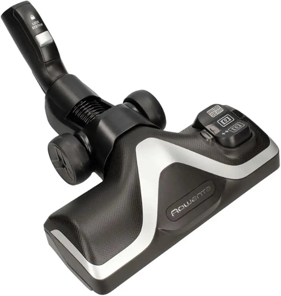 Rowenta ZR903801 Powerglide Düse, passend für Silence Force und X-Trem Power Staubsauger mit Klick-System RO64xx, RO63xx, einige RO68xx, RO83xx, RO76xx, einige RO69xx, Schwarz
