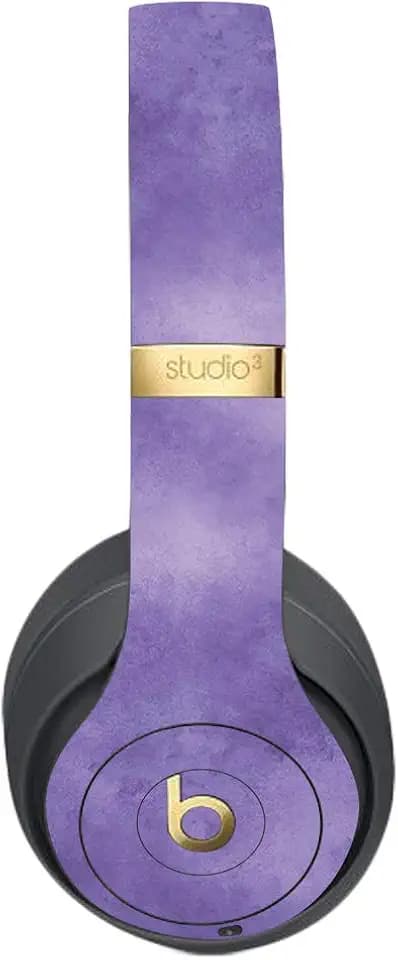 MightySkins Skin Compatible with Beats Studio 3 Wireless - Purple Airbrush | Protective, Durable, and Unique Vinyl Decal wrap Cover | Easy to Apply, Remove, and Change Styles | Made in The USA