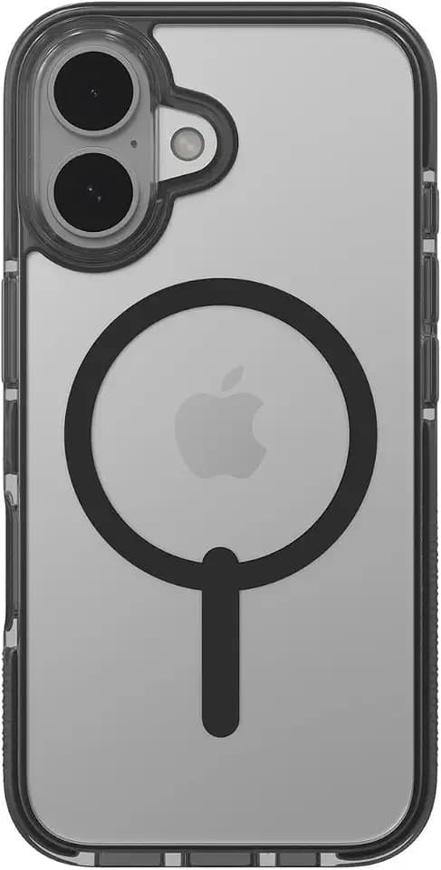 ZAGG Santa Cruz Snap, Graphen-verstärkte Hülle für iPhone 16 Pro [6.3-Inch], MagSafe kompatibel, kein Vergilben, Kratzfest, schlankes Design, stoßfest, Abdeckung für die Rückseite (Schwarz)