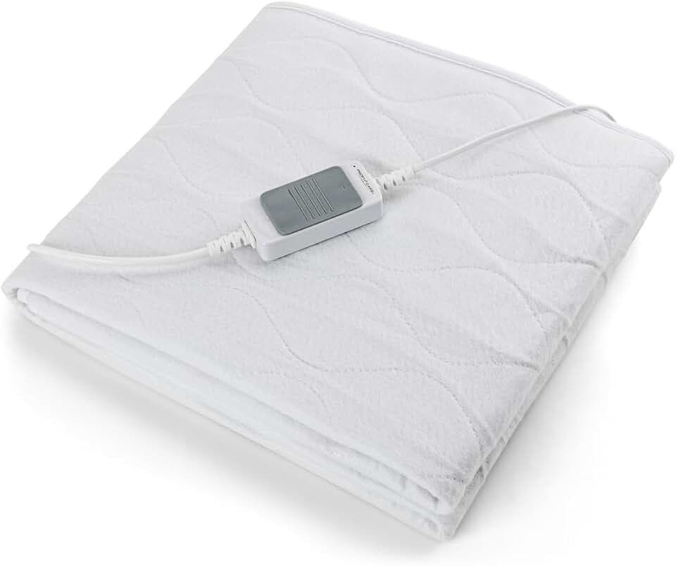 ProfiCare® Heizdecke | Wärmeunterbett | 4 Befestigungsbänder | Wärmedecke | Heizdecke mit Schnellaufheizung | perfekt für Bett oder Couch | Wärmedecke Heizdecke mit 3 Stufen | PC-WUB 3060