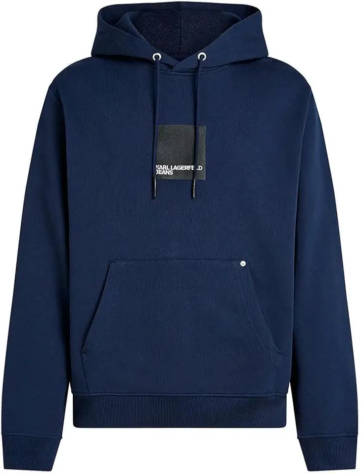 Karl Lagerfeld Jeans Herren Regular Box Logo Hoodie