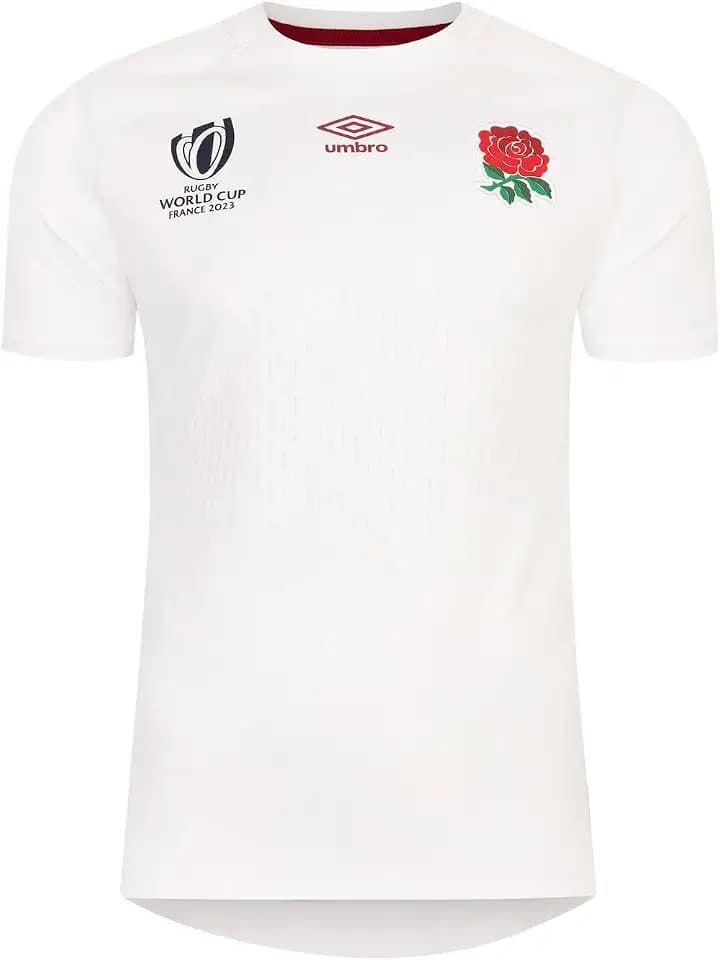 Umbro Mens England RWC2023 Rugby Home Shirt Adults Top