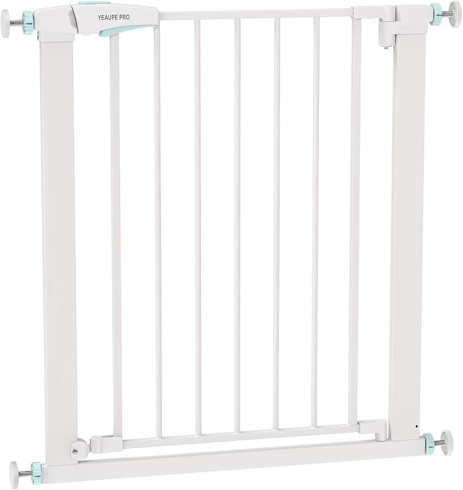 YEAUPE PRO Treppenschutzgitter ohne Bohren 72-75cm,Weiß