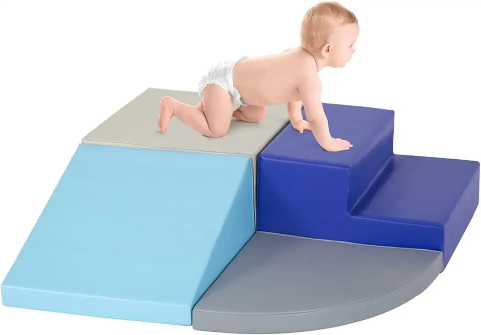 PayLessHere | 4-Piece Climbing Toys for Toddlers 1-3 Years | Blue