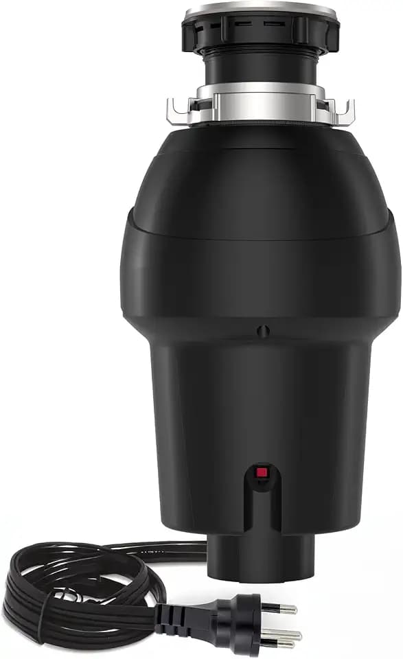 3/4 HP Garbage Disposal, 3500 RPM, Air Switch, Matte Black