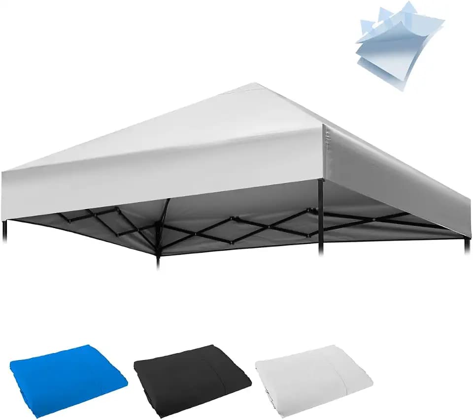 10x10 Straight Leg Canopy Replacement Top, 300D Oxford Waterproof