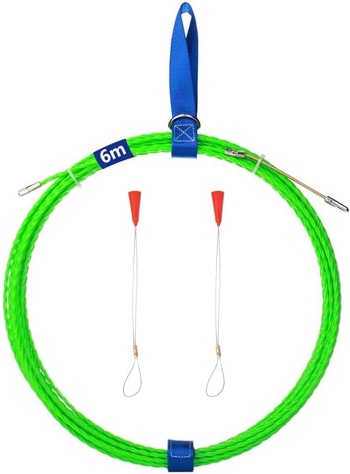Fischband-Drahtzieher durch Wanddrahtfädler Fish Plus Fischkabelverschluss mit einfachem Griff 20FT (6M)