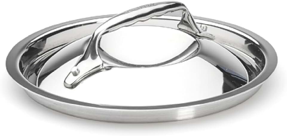 De Buyer - Edelstahl Deckel, Gussgriff - Durchmesser 16 cm - 3709.16N, Silber