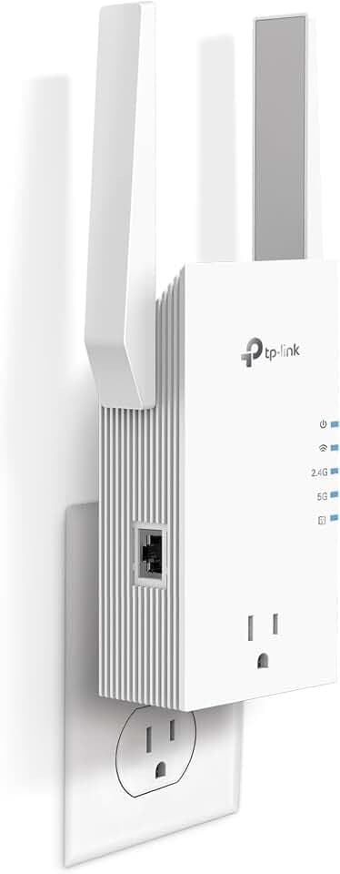 TP-Link AX3000 WiFi 6 Range Extender w/Smart Plug Integrated Passthrough