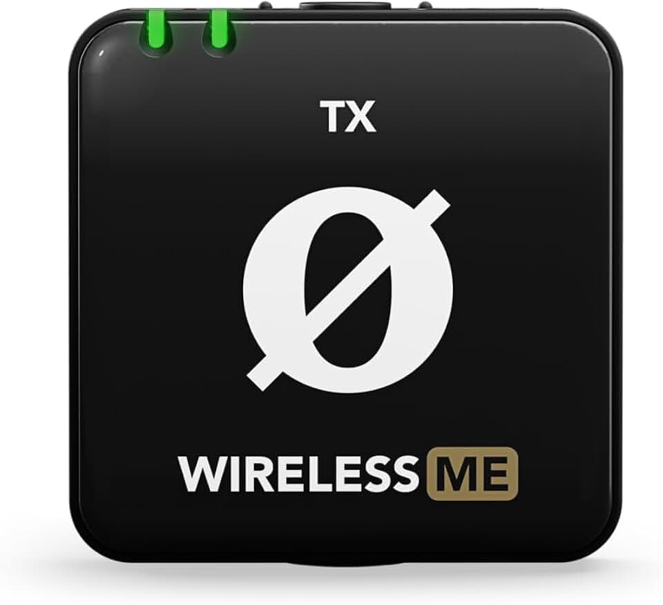 RØDE Wireless ME TX Ultra-compact Wireless Transmitter with Built-in Microphone, On-board Recording and up to 200m Range for Filmmaking, Interviews and Content Creation (Transmitter Only)