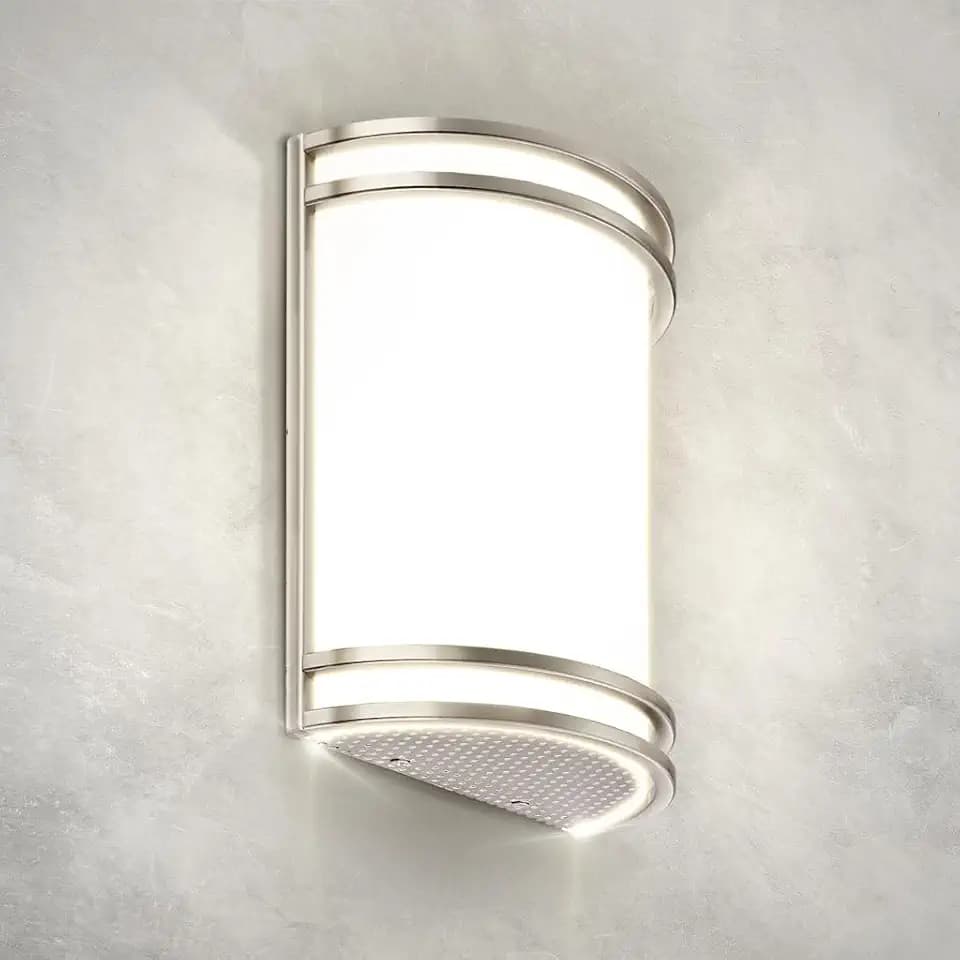 ASD Indoor LED Wall Sconce Lights, Brushed Nickel 3000/4000/5000K ETL