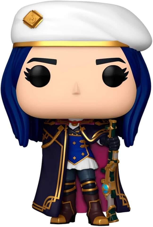 Funko POP! Animation: Arcane: League of Legends - Caitlyn | Offizielles Cartoon/Animation Merch - Vinyl Sammelfigur als Regal Deko - Geschenkidee zum Geburtstag für Fans und Sammler