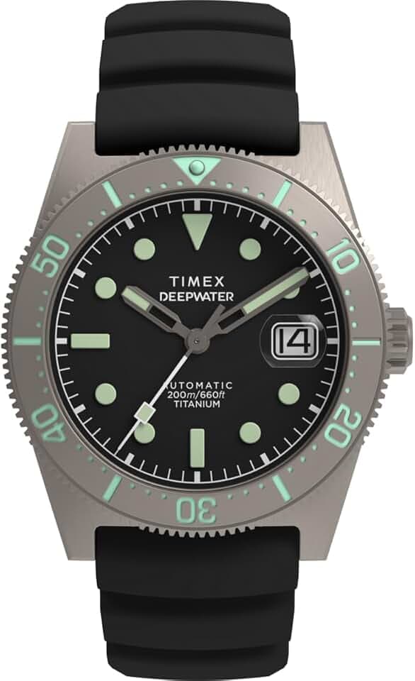 Timex Herren Analog Automatik Armbanduhr Deep Water Reef