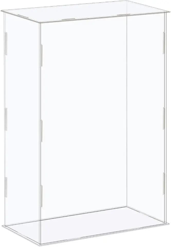 MECCANIXITY Acrylic Display Case Box Clear Dustproof Protection Showcase 8.3x4.3x12.2 Inch for Collectibles Display