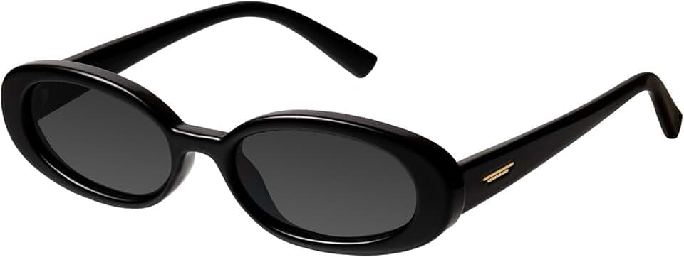 mosanana Tiny Oval Sunglasses for Women with Small Face MS52360