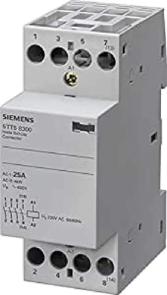 Siemens 5TT5832 Einbauschutz 230V-Spule, 4-polig, 400V / 25 A 230V 2000 W 2 Schließer/2 Öffner 4-Hilfskontakte
