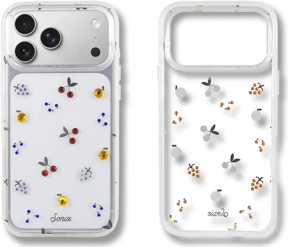 Sonix Case for iPhone 18 Pro Max, 17 Pro Max | Fruit Gems (Clear)