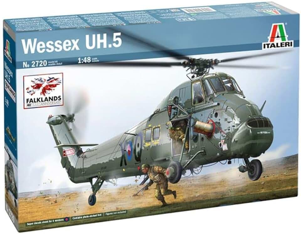Italeri 510002720-1:48 Wessex UH.5, Helicopter