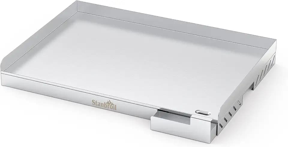 Stanbroil Stainless Steel Griddle for Gas Grill, 23" x 16"
