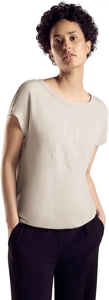 Damen Glitzer Wording T-Shirt