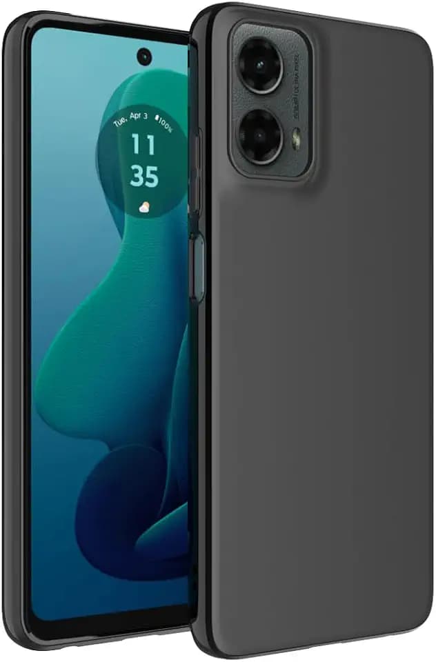 for Motorola Moto G-Stylus 5G 2024 Case, Slim Fit Design, Flexible Frosting TPU Scratch-Resistant Phone Case, Black