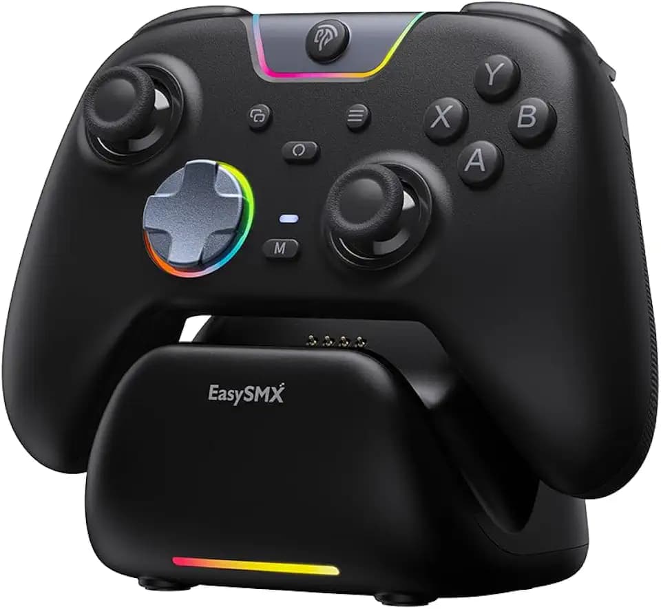 EasySMX X05Pro Wireless PC Gaming Controller with Smart Charging Dock