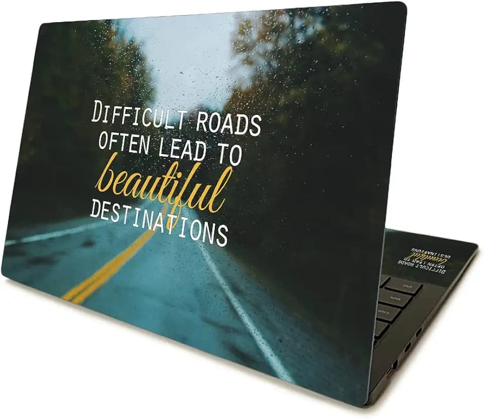 MightySkins Skin Compatible with Samsung Galaxy Book Pro 13” (2021) - Difficult Roads | Protective, Durable, and Unique Vinyl Decal Cover | Easy to Apply, Remove and Change Style | Made in the USA