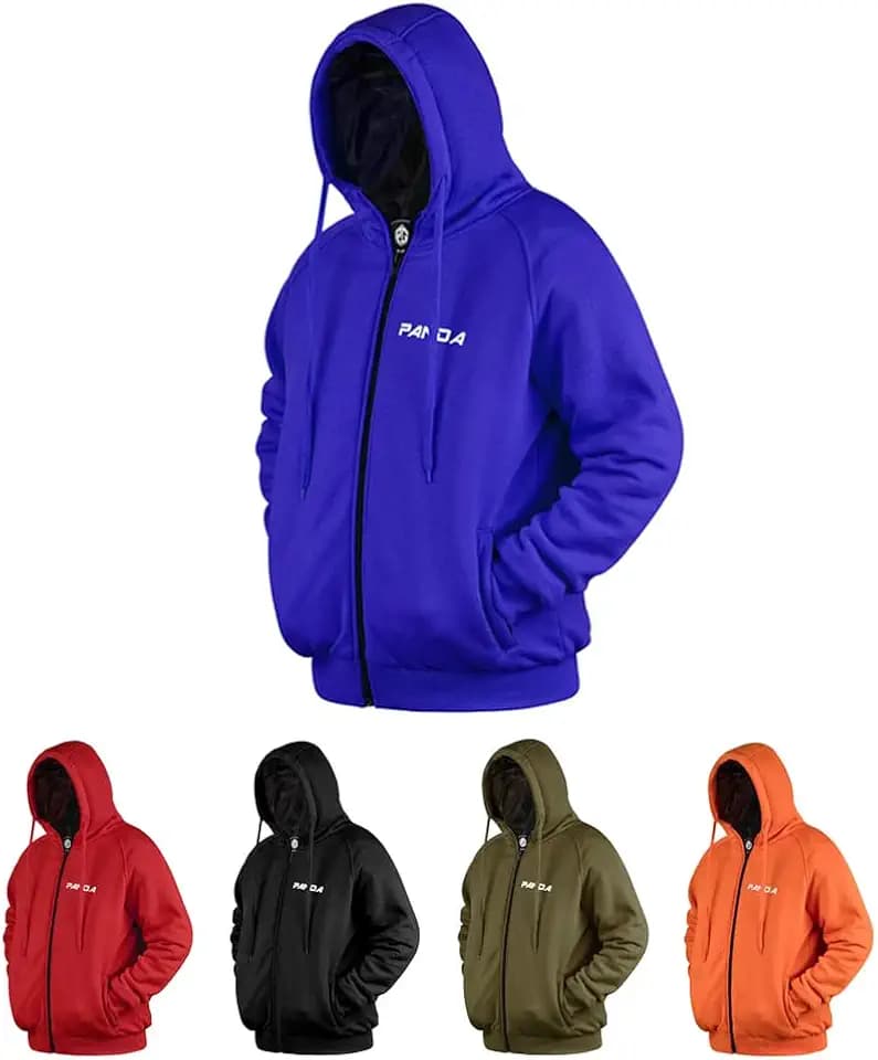 Motorcycle Hoodie for Men & Women All Weather ATV Enduro Dual Sports Biker Riding Armored Breathable Jackets