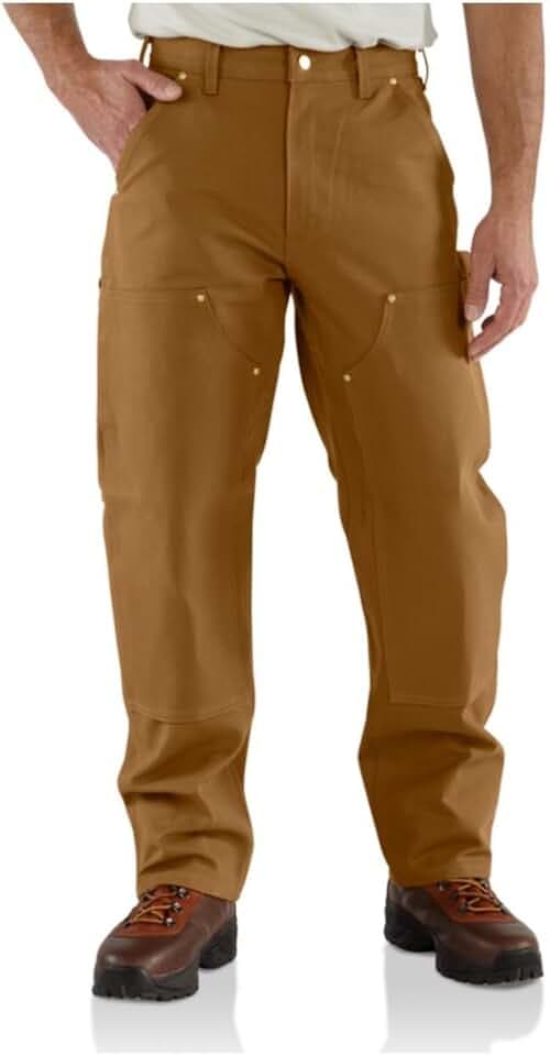 Carhartt Men's Big & Tall Firm Duck Double Front Work Dungaree