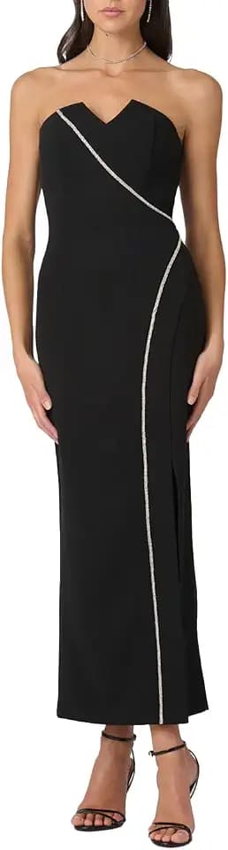 Shoshanna Women's Midnight Stretch Crepe Star Dress