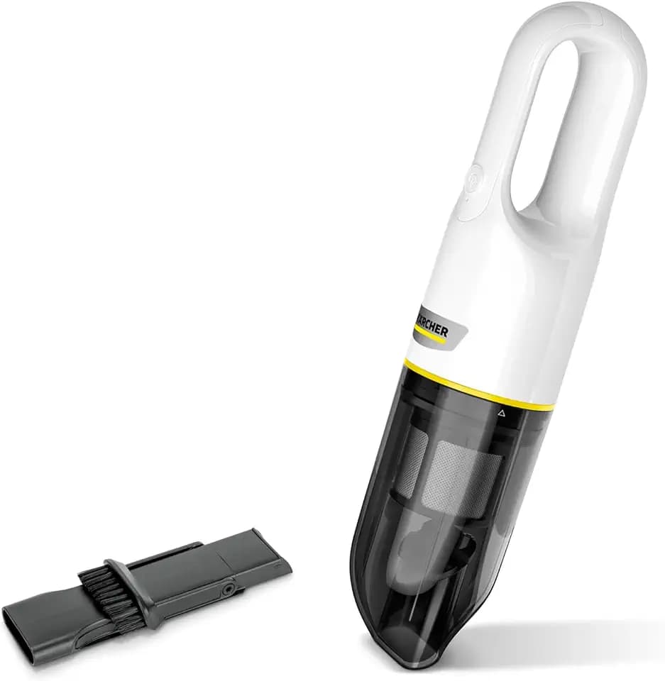 KÄRCHER Akku-Handstaubsauger CVH 2, kompakter und Leichter Krümelsauger für den schnellen Einsatz, Akku-Laufzeit: 10 min, inkl. 7,2 V Akku, USB-Ladegerät, 2-in-1-Fugendüse