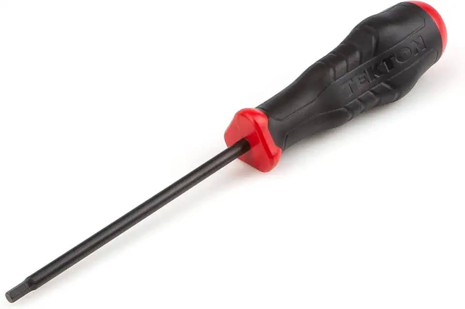 TEKTON 3.5 mm Hex High-Torque Black Oxide Blade Screwdriver | DHX21035 | Made in USA