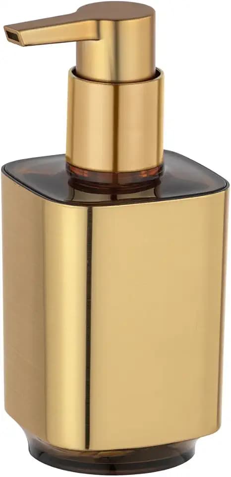 WENKO Seifenspender gold, 300 ml, aus Kunststoff