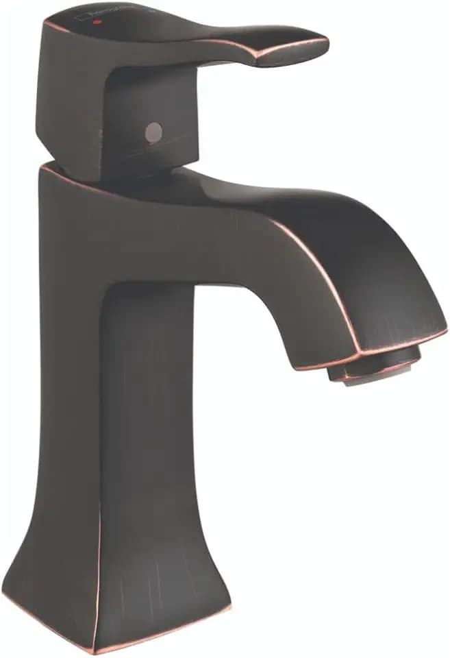 hansgrohe Metris C Classic Replacement Easy Clean 1 1-Hole Bathroom Sink Faucet in Rubbed Bronze, 31075921