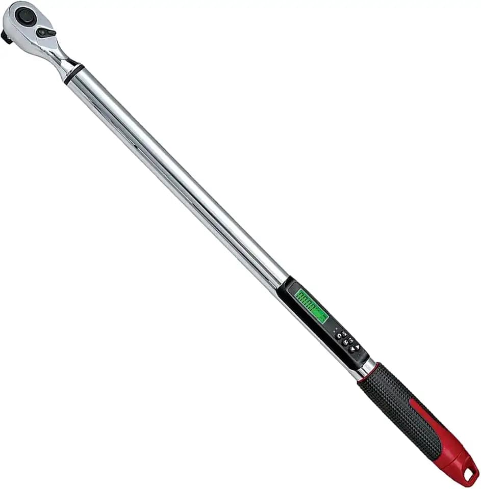 ACDelco ARM303-4A Digitaler Drehmomentschlüssel 1/2" (17-340 Nm) mit Alarm und LED-Blitz Benachrichtigung mit schützender Stahlhülle mit Schaumstoff ausgekleidet - Kalibrierungszertifikat ISO 6789