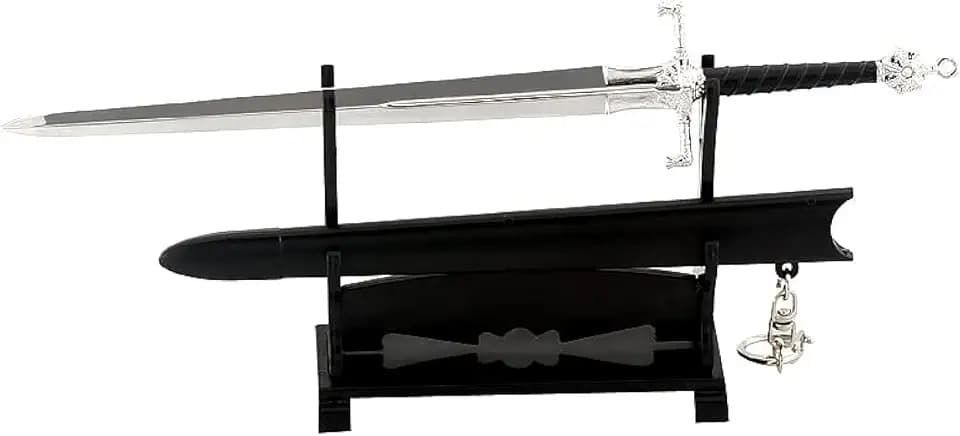 GOT HOD Action Figure Letter Opener Desk Decoration Backpack Pendant Keychain Gift (Blackfyre Sword)